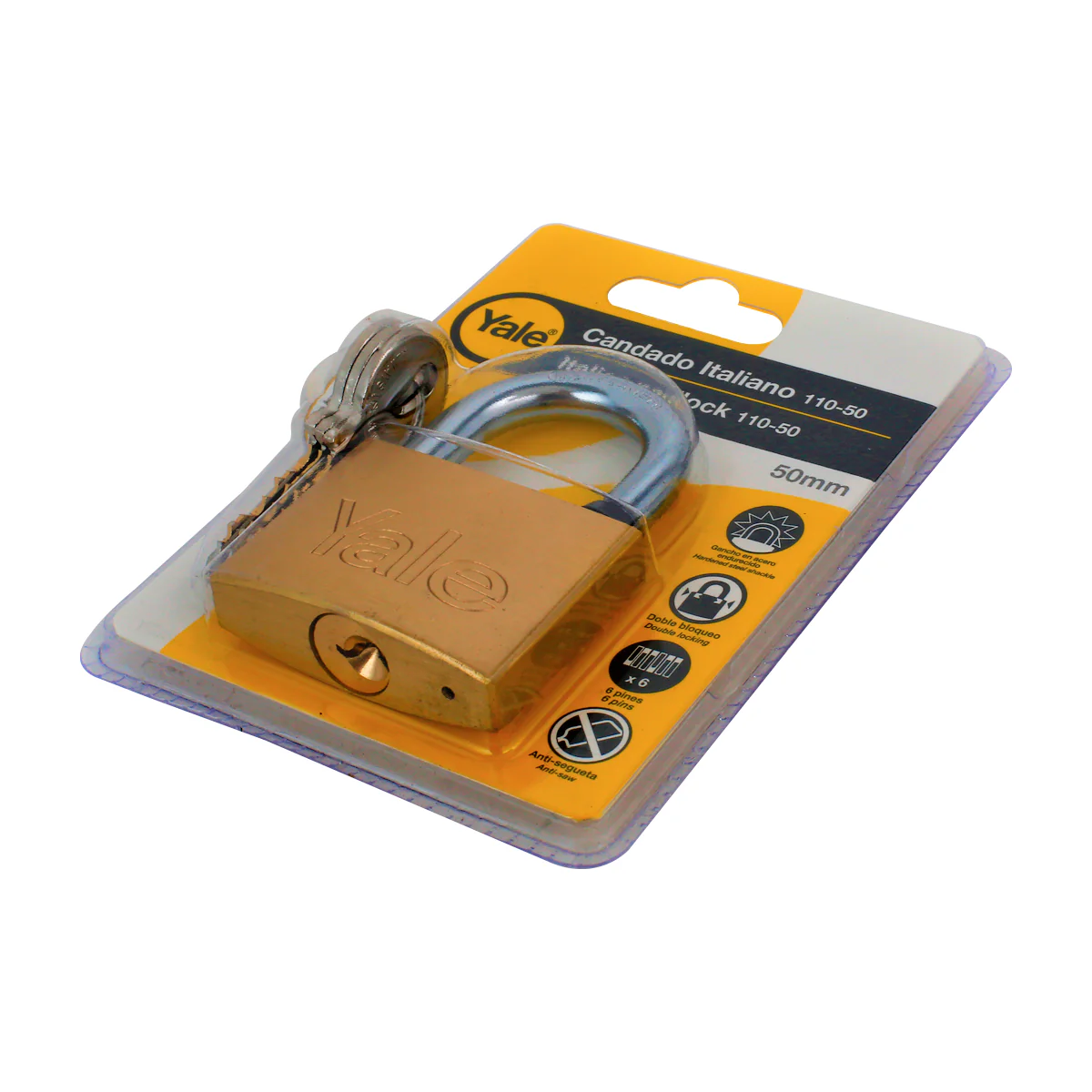 Candado Yale Serie Y110 – 50 mm | Protección Segura - Imagen 2