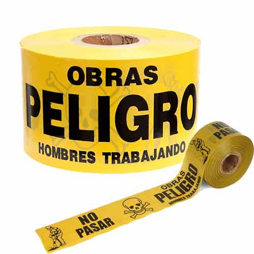 Señalectica de Seguridad Peligro Hombre Trabajando amarillo 200 m